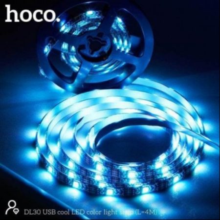 Hoco DL30 USB LED Strip Light With Remote 4 Meters