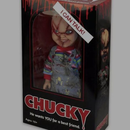 Talking Chucky 38cm Mega Scale Doll Horror Doll Childs Play 15" Figure Mezco