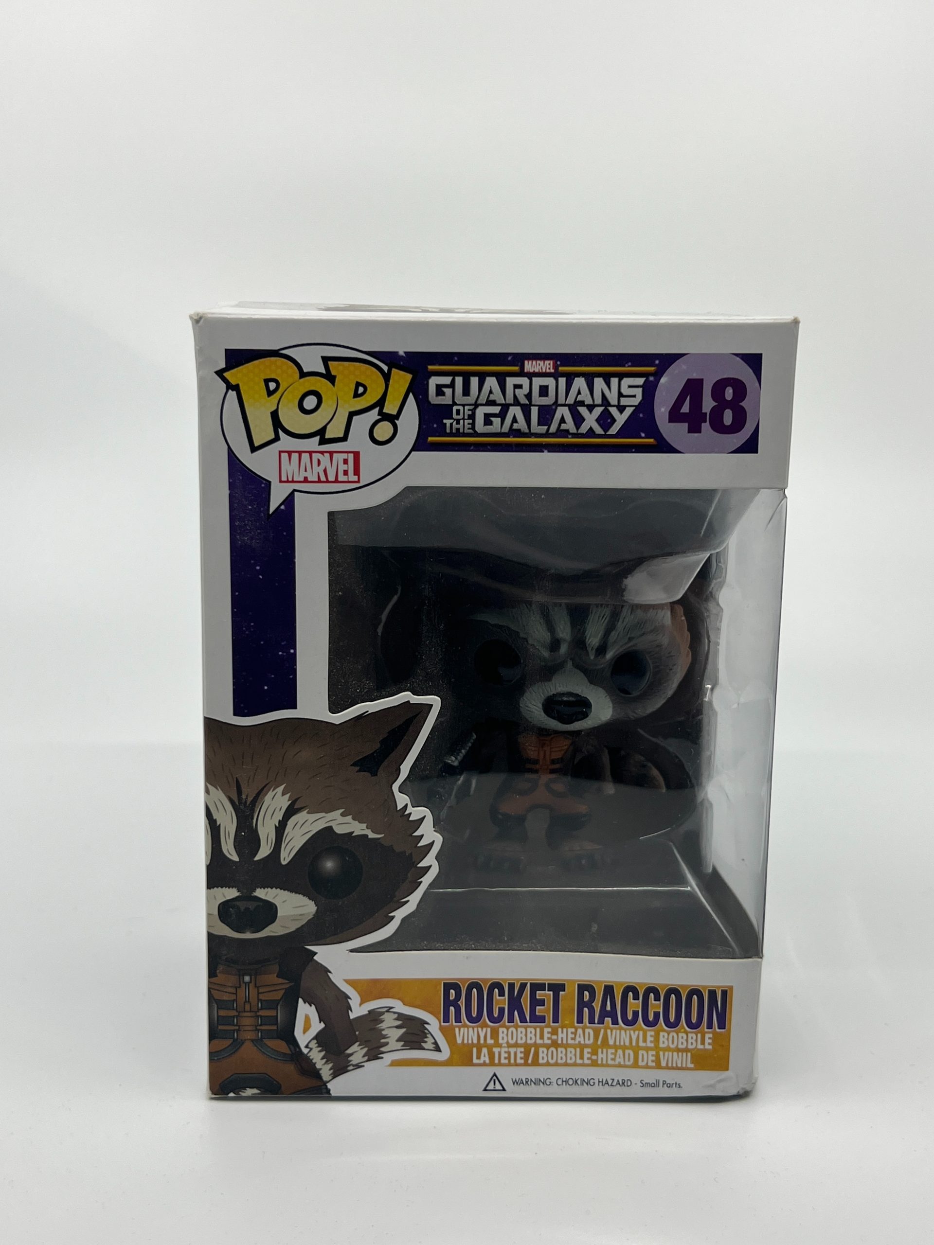 Funko Pop - Marvel-Guardians Of The Galaxy - #48 Rocket Raccoon - Package Corner Damage