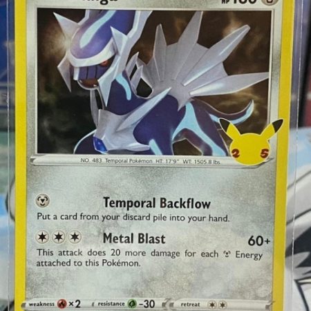 2021 Pokemon Card **Dialga** 25th Anniversary Celebration 020/025 - Rare Holo