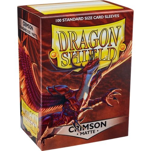 Dragon Shield Sleeves: Matte Crimson (100)