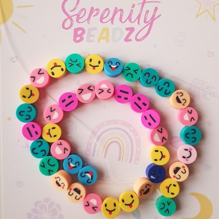 Happy smiley beads
