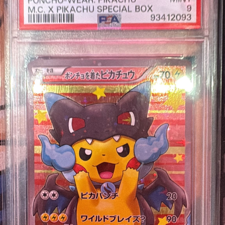 PSA 9 Ponchu Pikachu