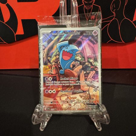 Team Rocket's Wobbufet 203 - SV10: Destined Rivals Illustration Rare Promo NM
