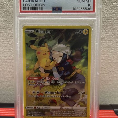 Pikachu TG05/TG30 Swsh11: Lost Origin Trainer Gallery Holo PSA 10 GEM MINT