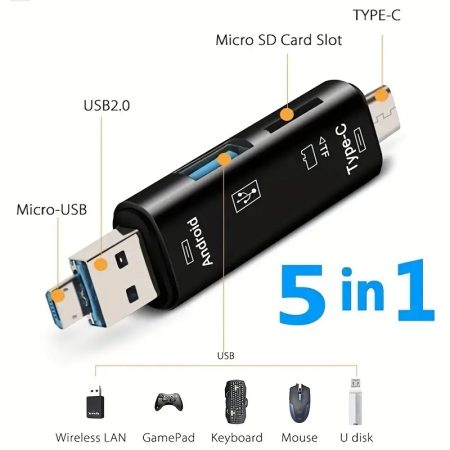 5 In 1 Multifunction OTG Micro Reader Flash Drive
