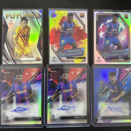 Topps finesst /Fati / Pedri / Yusuf Demir