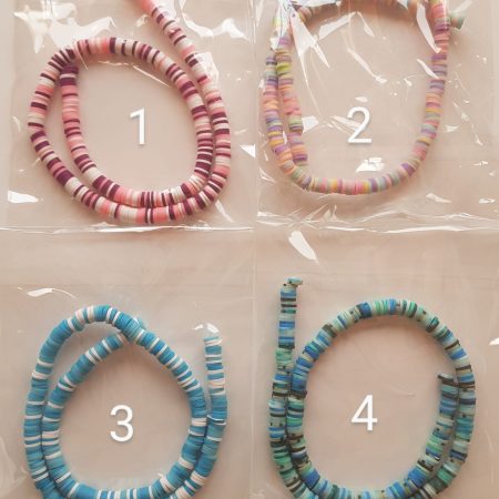 Multicolour polymer beads