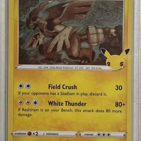 2021 Pokemon 25th Anniversary Celebrations ZEKROM Holo #10