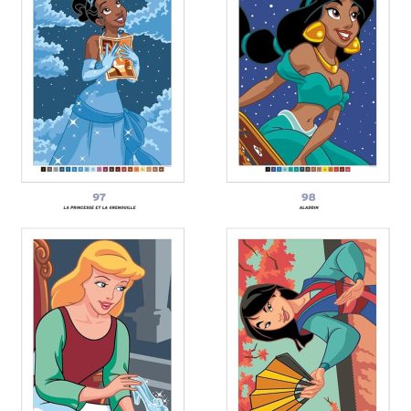 Coloriages mystères Disney - Best of Héroïnes