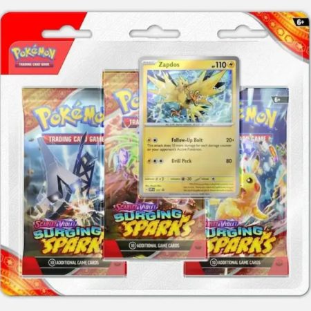 Surging Sparks 3-Pack Blister Zapdos