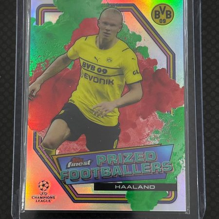 haaland 2021 TOPPS FINEST UEFA /30