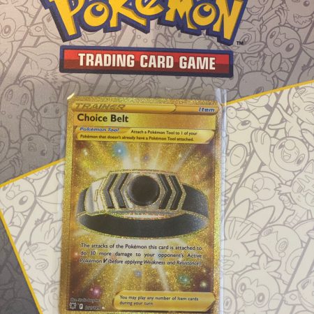 Golden choice belt pokemon card