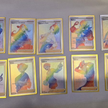 Full Art Rainbow Lot - 10 Cards