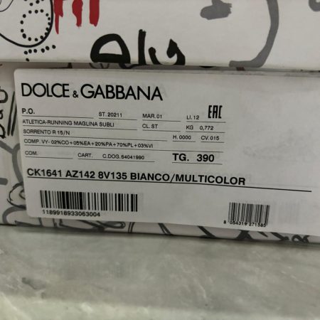 Original Dolce & Gabbana Sorrento Slip-ons with Multi Color Stones